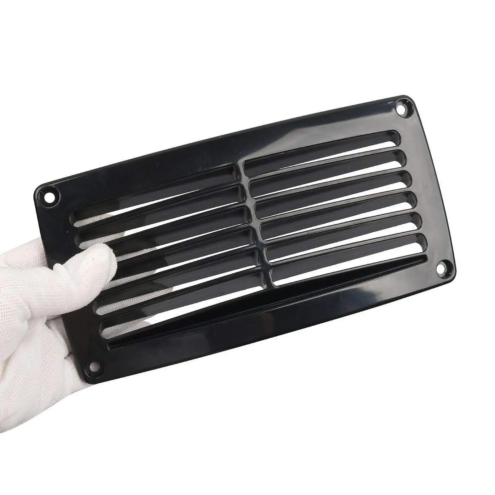 Louvered Marine Air Grill Cover ABS Vent Outlet Efficient Ventilation Solution for RV Caravan Use