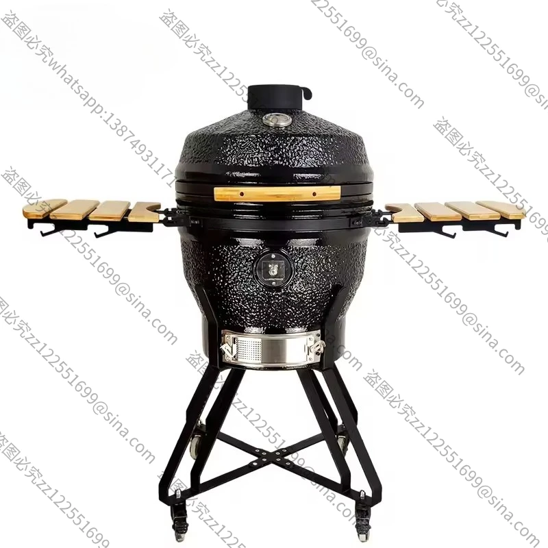 Suitable for GrillOutdoor Courtyard Charcoal Grill EnclosureGrill Chicken Baking Pizza EggGrill with Stainless Steel Tripod
