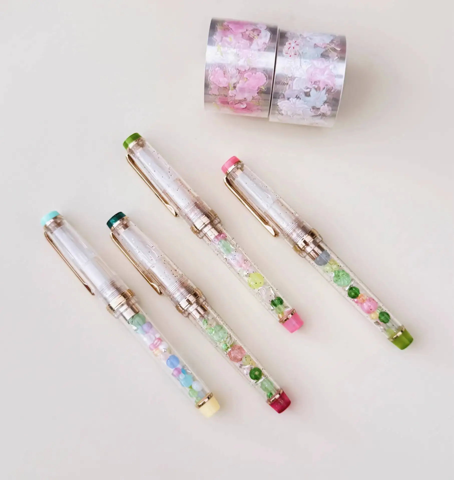 

Jinhao 82 Diy Edtion Colorful Glass Dip Pen Calligraphy Pen New Fresh Style