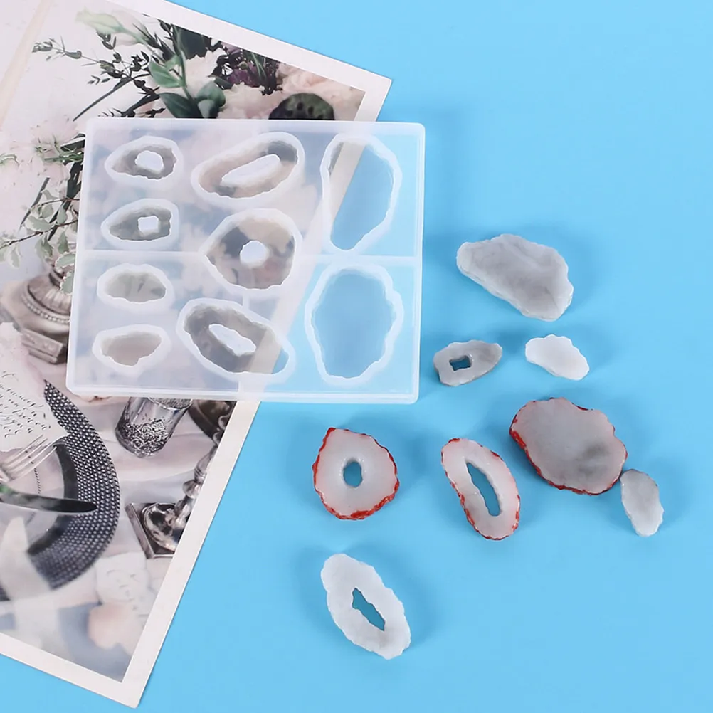 

1Pcs Jewelry Making Mold Silicone DIY Earring Pendant Craft Tool for Crystal Resin Projects Hanging Ornament Kit Non-Stick Easy