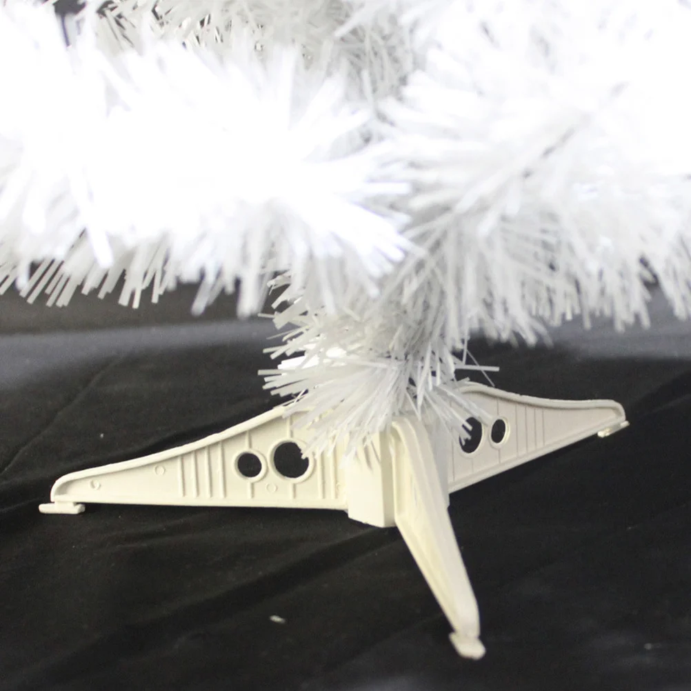 

60Cm Artificial Christmas Tree White Plastic Stand Base For Indoor Outdoor Holiday Decorations Xmas Party Home Year Round Decor