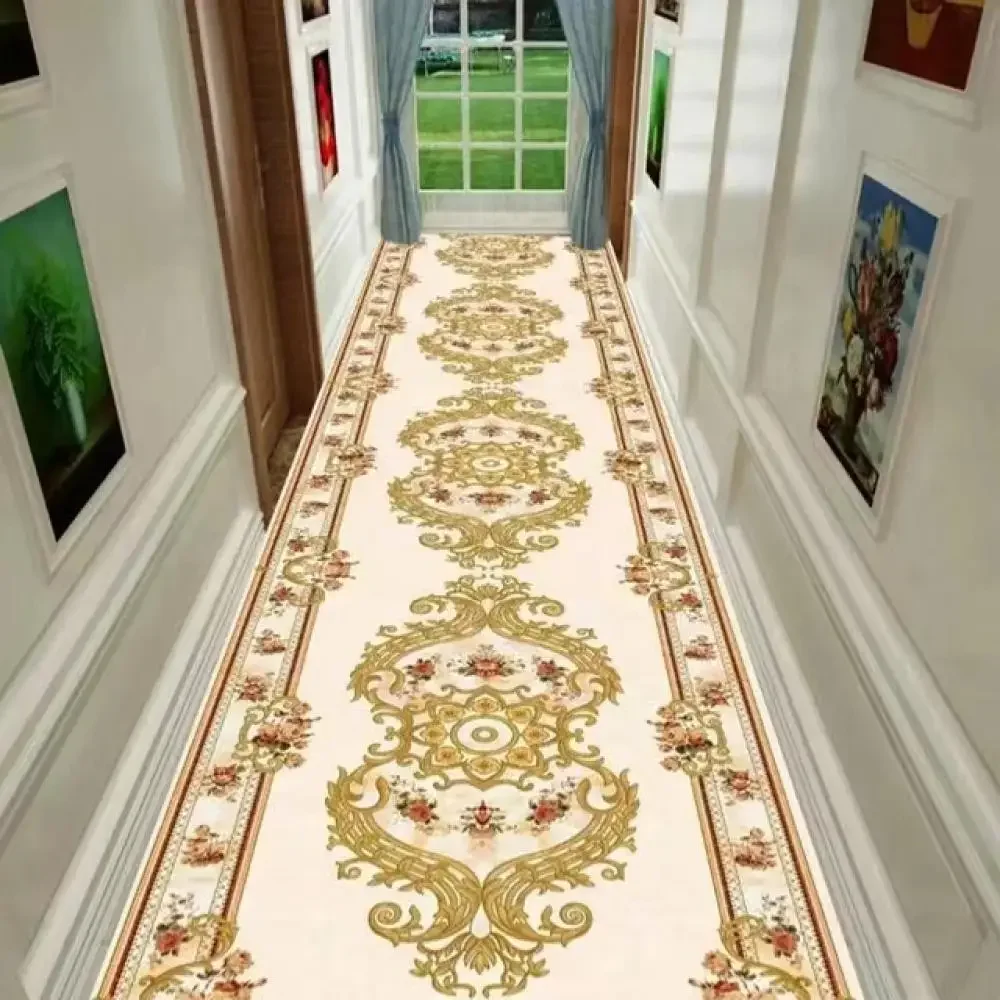 3D Corridor Carpets for Hallway Living Room Decoration Home Hotel Lobby Long Carpet Stairs Area Rug Entry Door Mat Customizable