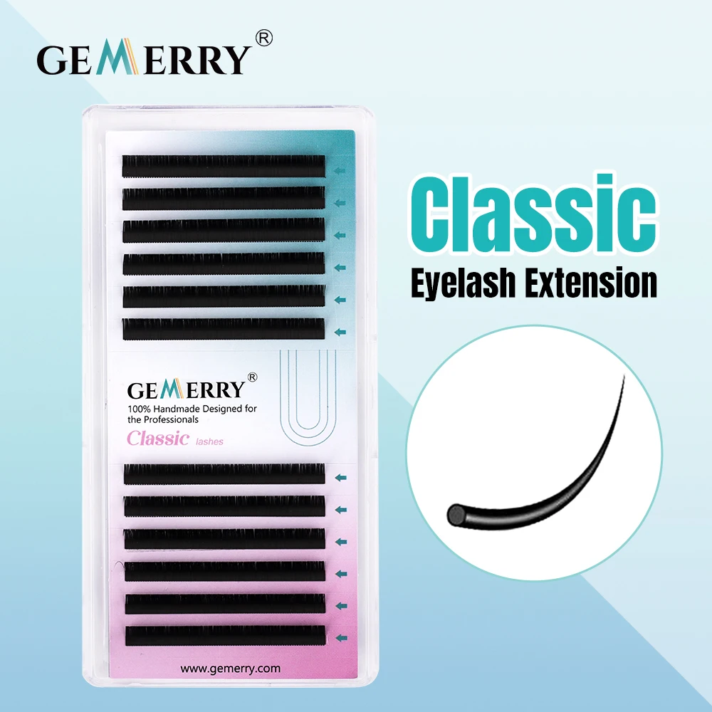 

GEMERRY классические наращивание ресниц отдельные накладные ресницы ручной работы 8-14/15-20/20-25 мм смешанная длина наращивание ресниц из искусственной норки