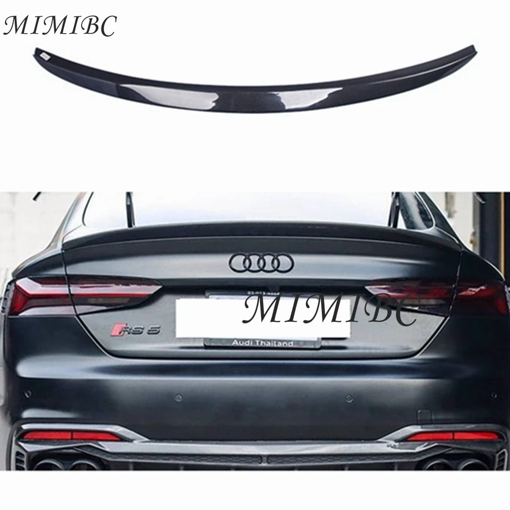 

FOR AUDI A5 S5 RS5 B9 Coupe 4Door DS Style Carbon fiber Rear Spoiler Trunk wing 2016-2023 FRP Forged carbon