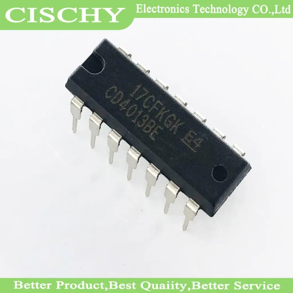 10pcs/lot CD4013BE CD4013BP CD4013 DIP-14 new original In Stock