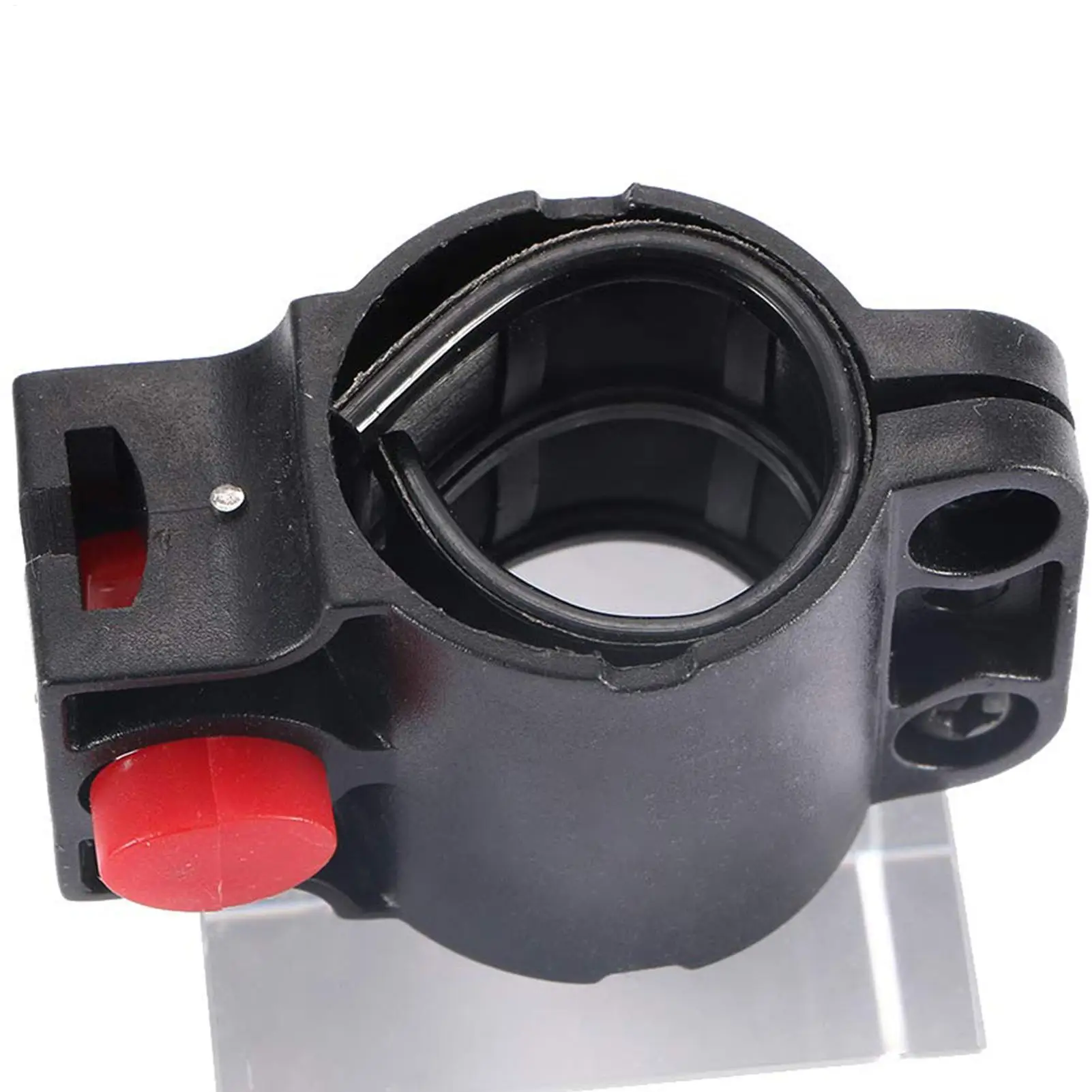Soporte para candado de bicicleta, clip para candado en U, soporte circular fijo para candado de cable, soporte de montaje fácil de instalar, soporte fijo para candado en U
