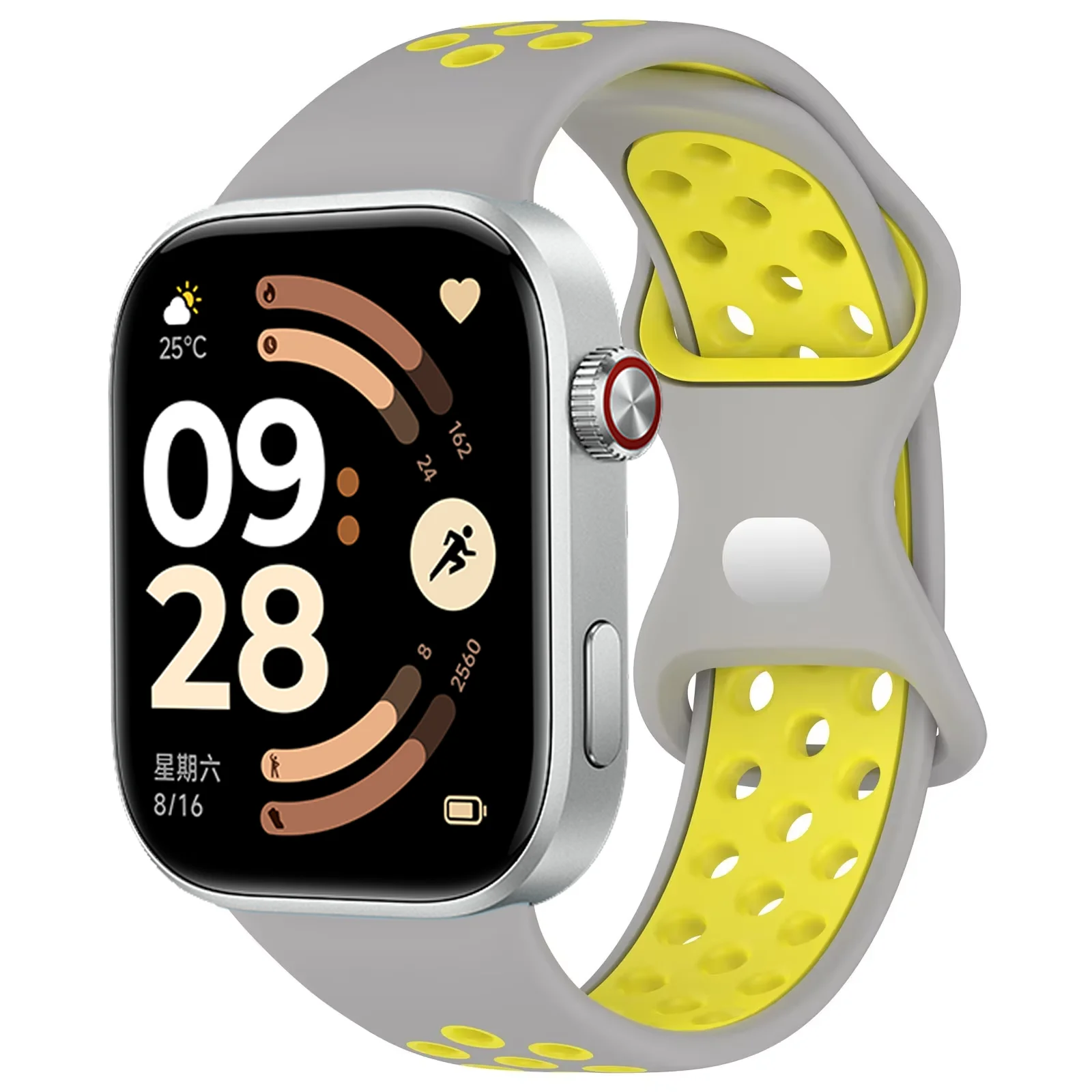 Soft Silicone Strap for Redmi Watch 6 5 4 Sports Breathable Wristband Band Bracelet Xiaomi Band 9 Pro 8 Pro Correa Accessories