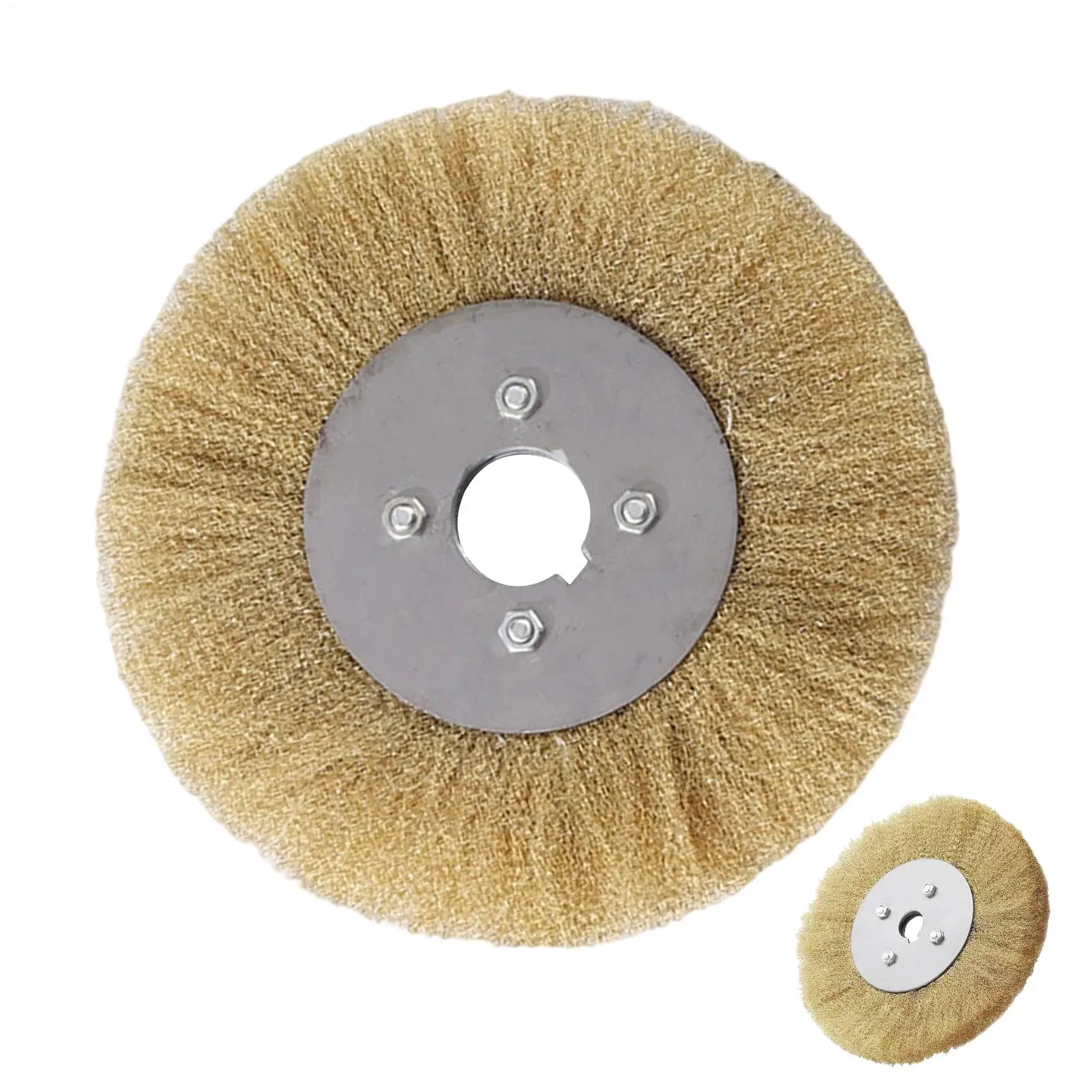 Grinder Wire Wheel 8 Inch Crimped Power Tool Metal Polishing Angle Grinder Wire Brush For Grinding Deburring Welding Woodworking