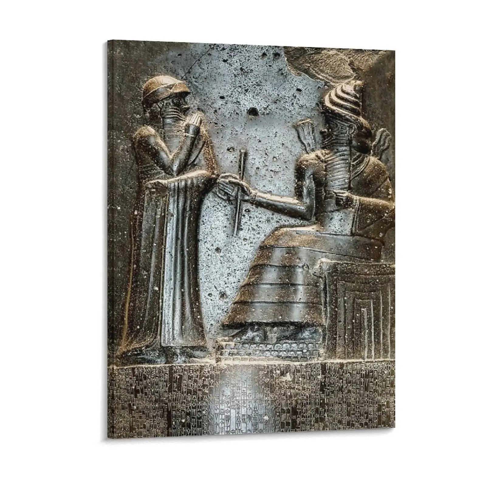 Code Of Hammurabi 02 Canvas Painting Living Room Create Garage Decoration Party Club Designs Framed Wall Paintings