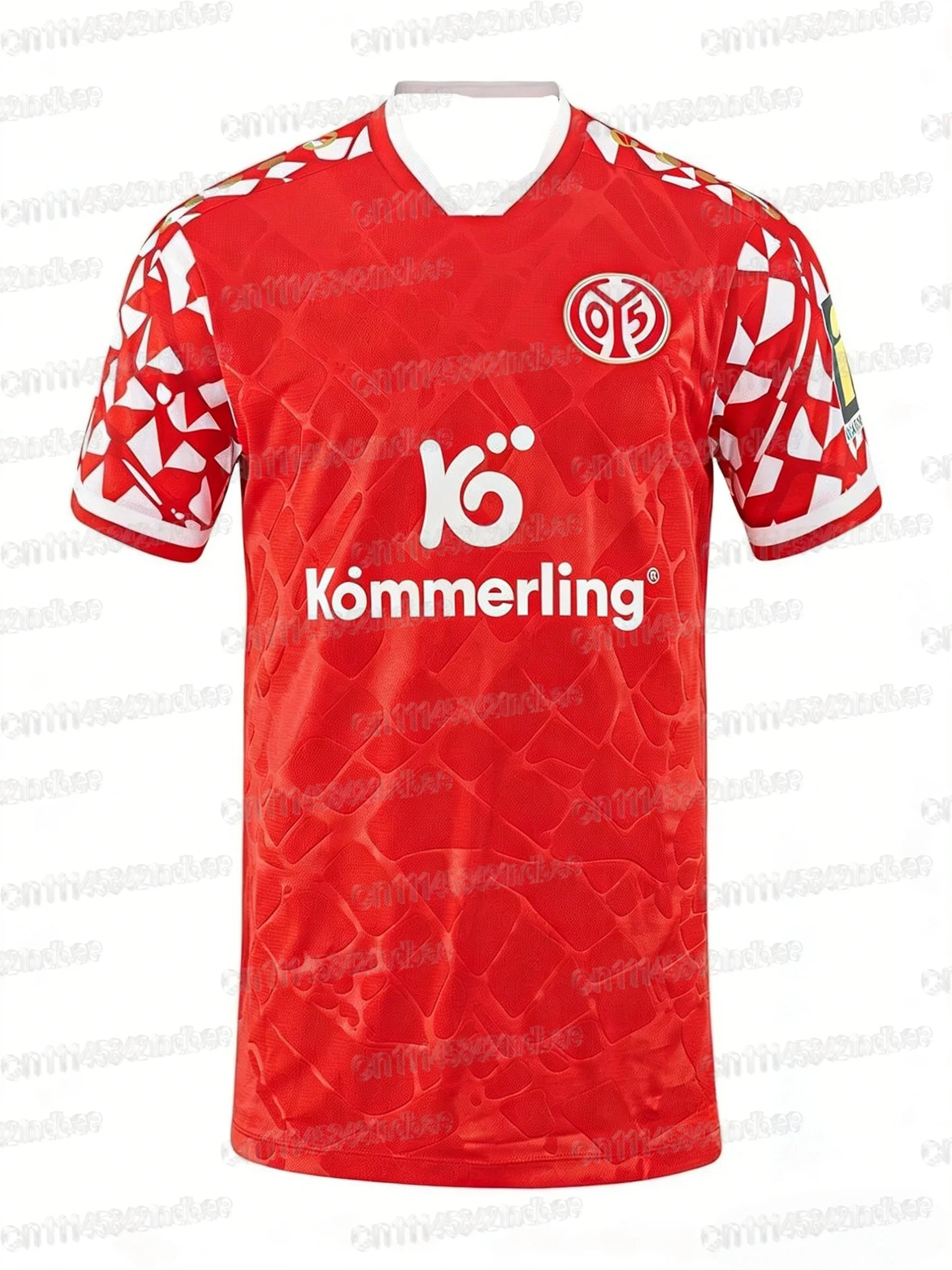 2026 Mainz 05 Auswärts-Fußballtrikot Kurzarm Atmungsaktiv Weich Fan-Version Match-Trainings-Fußballshirt T-Shirt Familien-Set – Detail 7