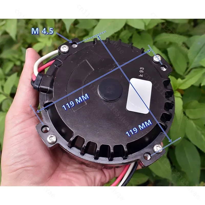 Three Phase Disc Type Brushless Fan Motor, High Efficiency DC12V 24V Neodymium Strong Magnet Electronic Drive Motor