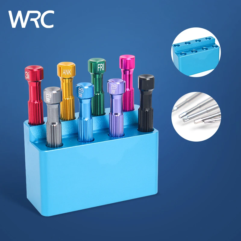 

High Quality Dental Implant Screwdriver Kit 8Pcs Stainless Steel Micro Screw Driver with Torque Wrench & Stand for Dentist Tools