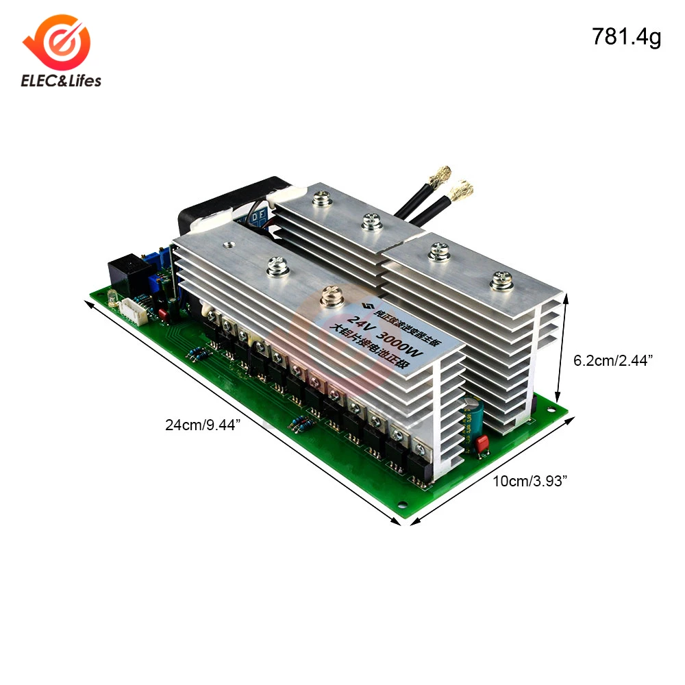 Imagem -05 - Onda Senoidal Pura Inversor de Freqüência Placa 24v 36v 48v Alta Qualidade Suficiente Proteção Perfeita 3000w 4000w 5000w 6000w