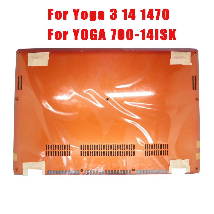

Нижний чехол для ноутбука Lenovo Yoga 3 14 1470 для YOGA 700-14ISK 5CB0K59032 5CB0H35613 AP0YC000130, нижний чехол оранжевого цвета, новый