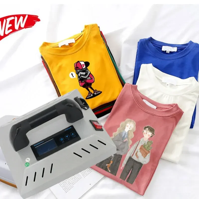 Portable heat press machine Small heat transfer press machine Mini iron type ironing e Wall coat heat press