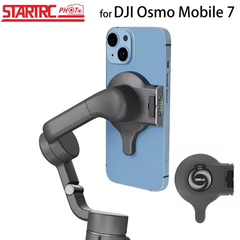 Magnetic Mount for DJI Osmo Mobile 8 7 7P Gimbal Stabilizer 360&deg; Rotation Cell Phone Compatible With iPhone 17 Pro Max 16 15 14