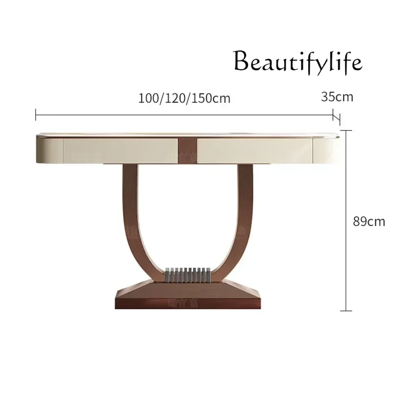 

JB Unique Decor Console Table Elegant Luxury Drawer Design Corner Table Modern Simple Console Ingresso Furniture Living Room