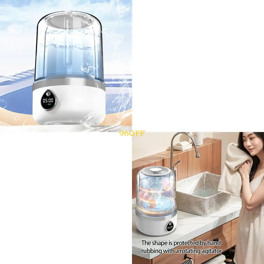 96GF Small Laundry Machine Laundry Bucket Washing Machine for Dorms and Apartments