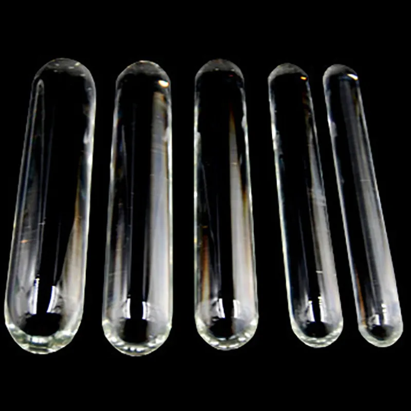 Crystal Clear Glass Dildo Anal Plug G-spot Stimulation Female Masturbation Adult Sex Toys For Woman Man Lesbian 6