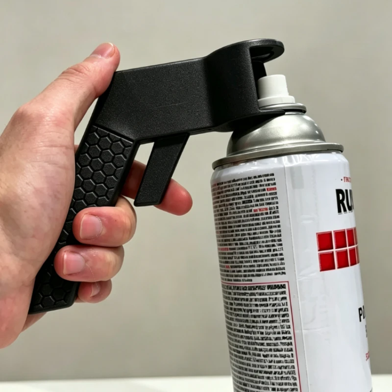 Reusable Aerosol Spray Can Trigger Handle, Ergonomic Comfort Grip, Reduces Hand Fatigue for DIY Painting & Car Maintenance