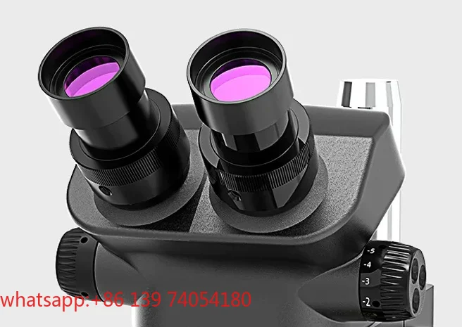 7-50X Triocular Microscope Head Continuous Magnification Stereo Microscope Suitable For Mobile Phone Repair