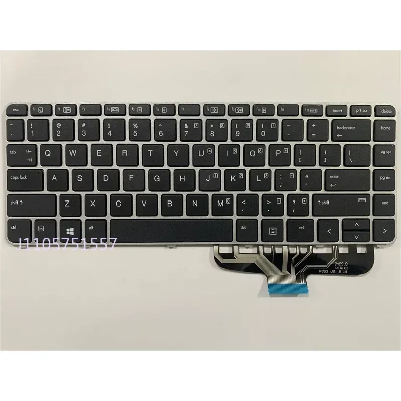 Keyboard for HP EliteBook Folio 1040 G3 US Layout Part Number 818252-001 844423-001