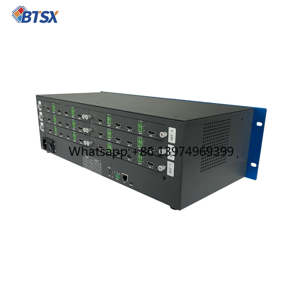 4K60 Seamless Video Wall Matrix Switcher for Commercial AV, Control Rooms, Digital Signage, Conference Centers