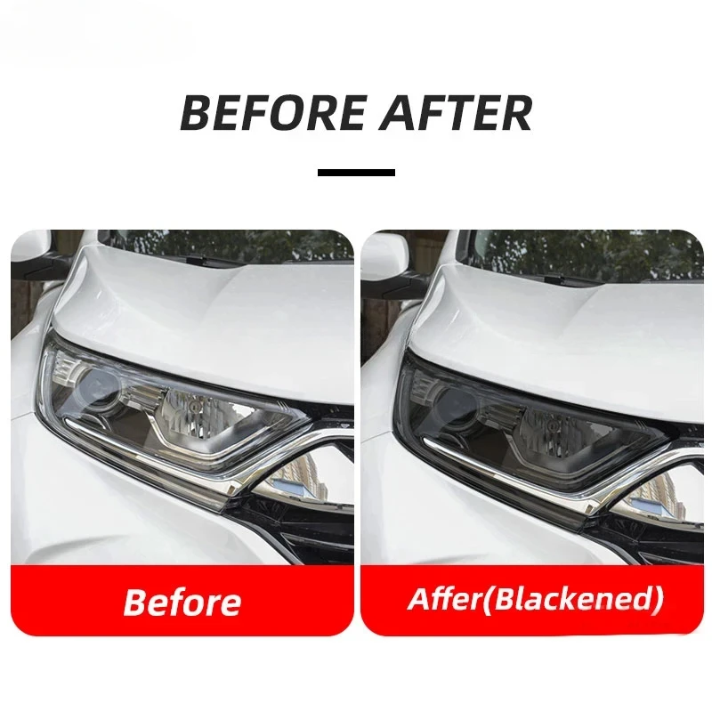 Voor Honda CR-V Crv 2017-2020 Auto Tpu Koplampen Tint Zwarte Beschermfolie Koplampen Bescherming Transparante Stickers Accessoires