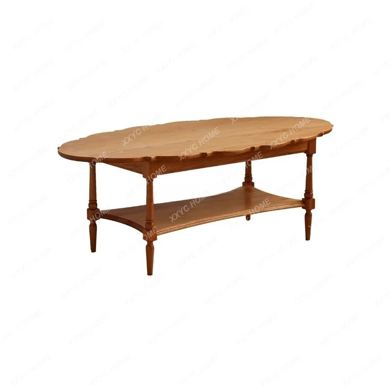 all-solid wood coffee table small apartment tea table modern simple tea table household