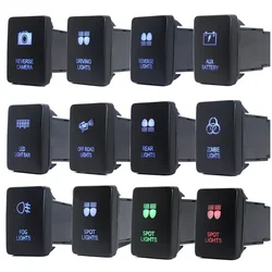 12V LED Spotlight Light Bar Push Switch Button for Toyota Hilux Prado 150 200 RAV4 HiAce Landcruiser On/Off Switch