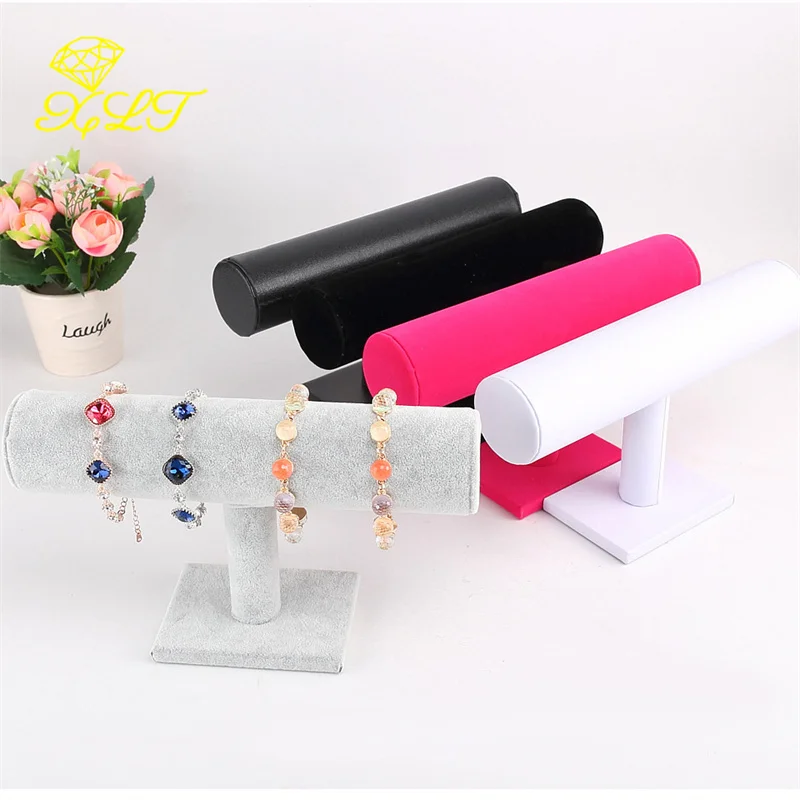 Bracelet Chain Watch T-Bar Rack Jewelry Hard Display Stand Holder Jewelry Organizer Hard Display Stand Bracelet Display