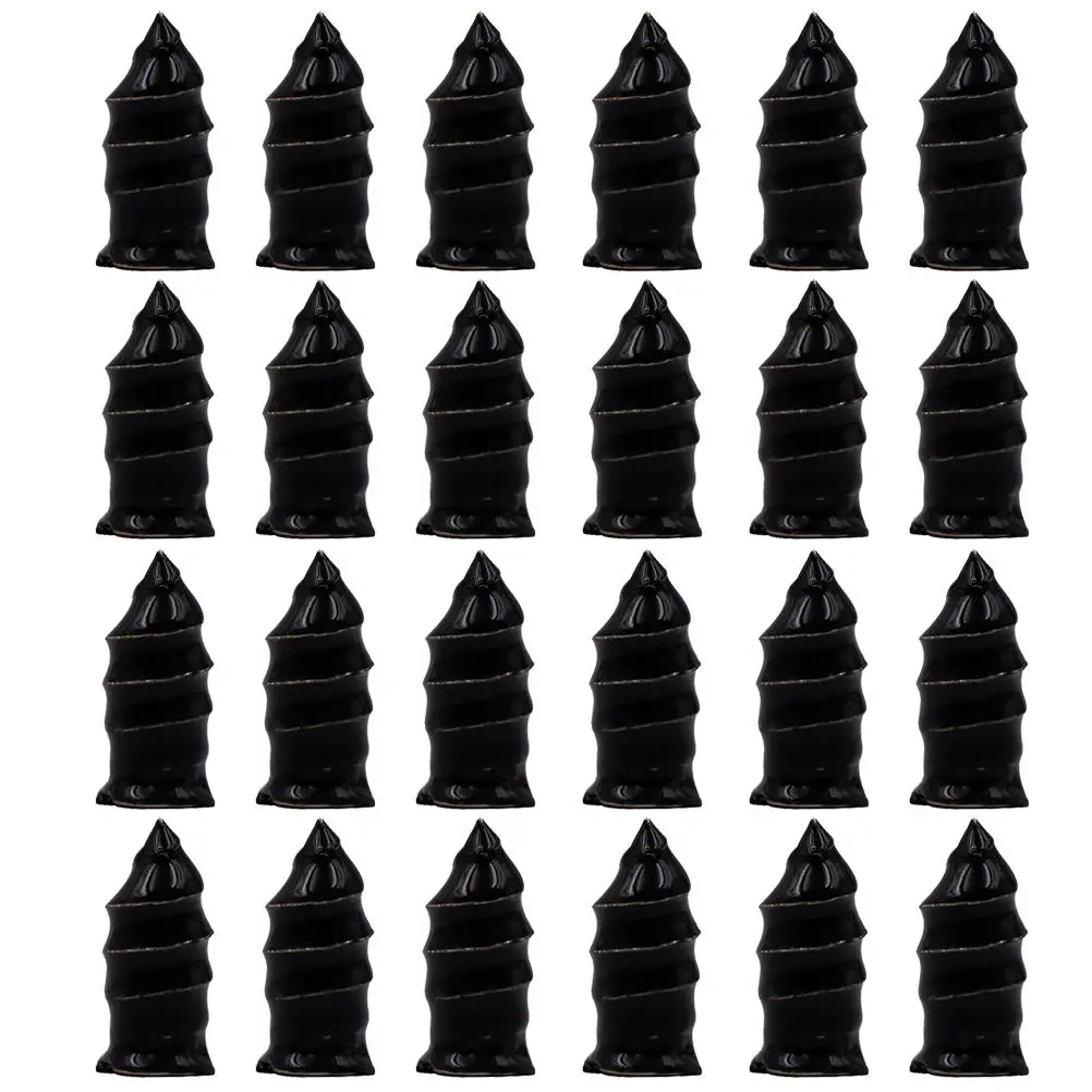 

20 Pcs Car Tires Sealant Rubber Nail Repair Screw Motorcycle Black Repairing Nails for