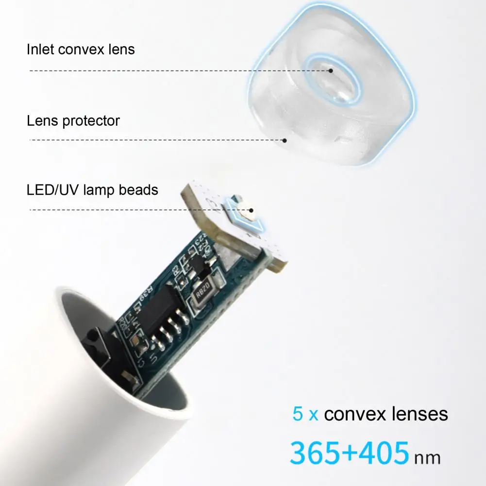 각도 조절 가능 LED 라이트 젤 네일 드라이어, 전문 휴대용 젤 UV 네일 드라이어, 빠른 경화 LED 램프