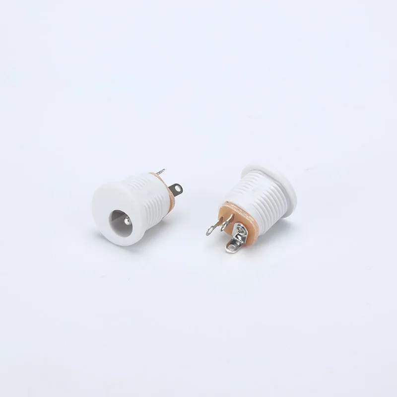 30PCS Barrel Jack 5.5x2.1mm Female DC Power Jack 2.1 X 5.5mm Connector 6V 9V 12V DC Jack Panel Mount for Guitar Effect Pedal