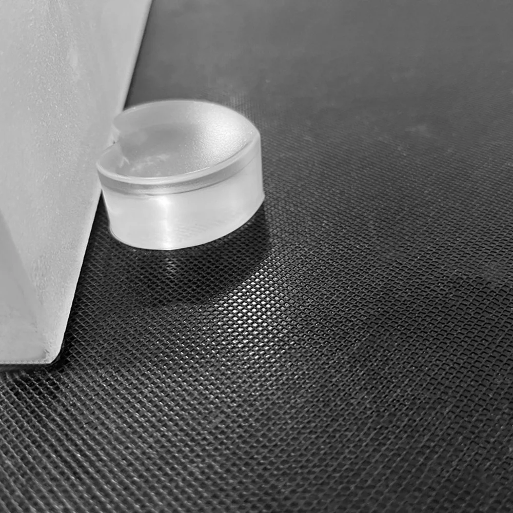 Door Stop Transparent Acrylic No Need Punch Anti-Collision Buffer To Protect Wall And Furniture Self Adhesive Floor Door Stopper