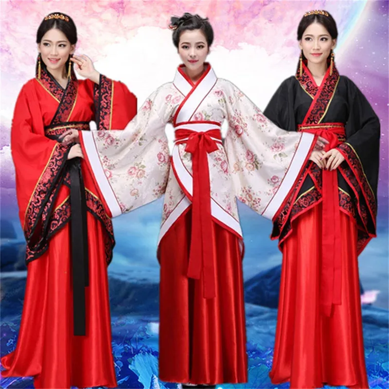 Woman Stage Dance Dress Chinese Traditional Costumes New Year Adult Tang Suit Performance Hanfu Female Cheongsam