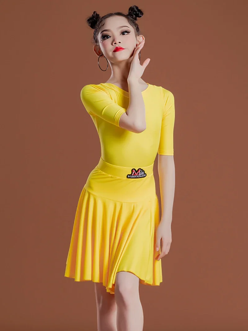 

Lolita Children Professional Latin Dance Dress Kids Girl Bodysuit Skirt Suit Ballroom Dancing Rumba Chacha Costume