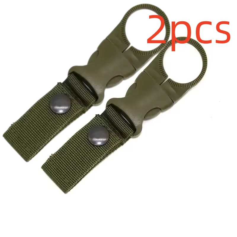 Multifunktionaler Karabinerhaken für Wasserflaschen: Nylon-Gurtband-Flaschenhalter zum Befestigen an Gürtel und Rucksack