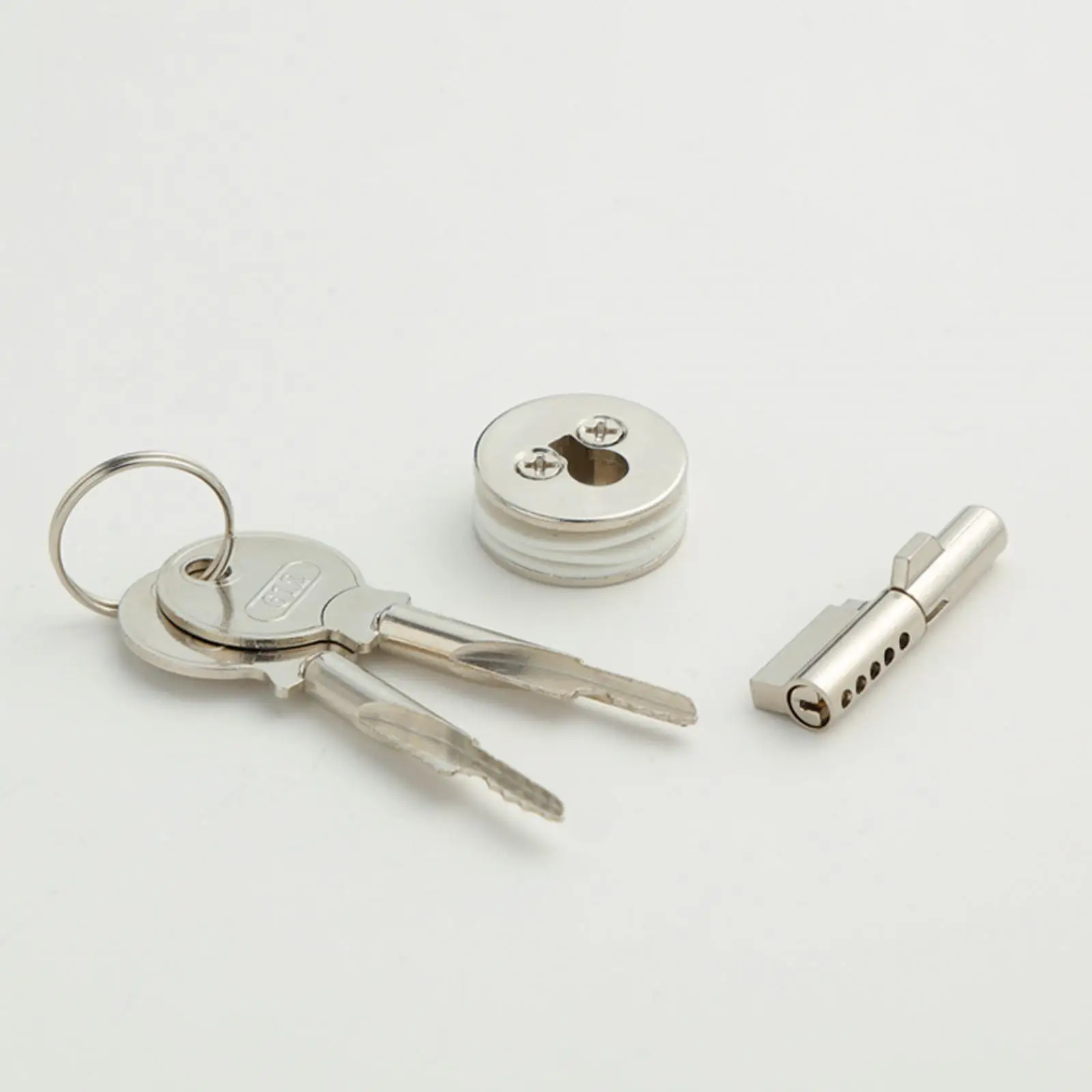 Easy Install Alloy Drawer Lock Tight Fit for Sliding Doors Display Cabinets Fridge and Freezer Safety