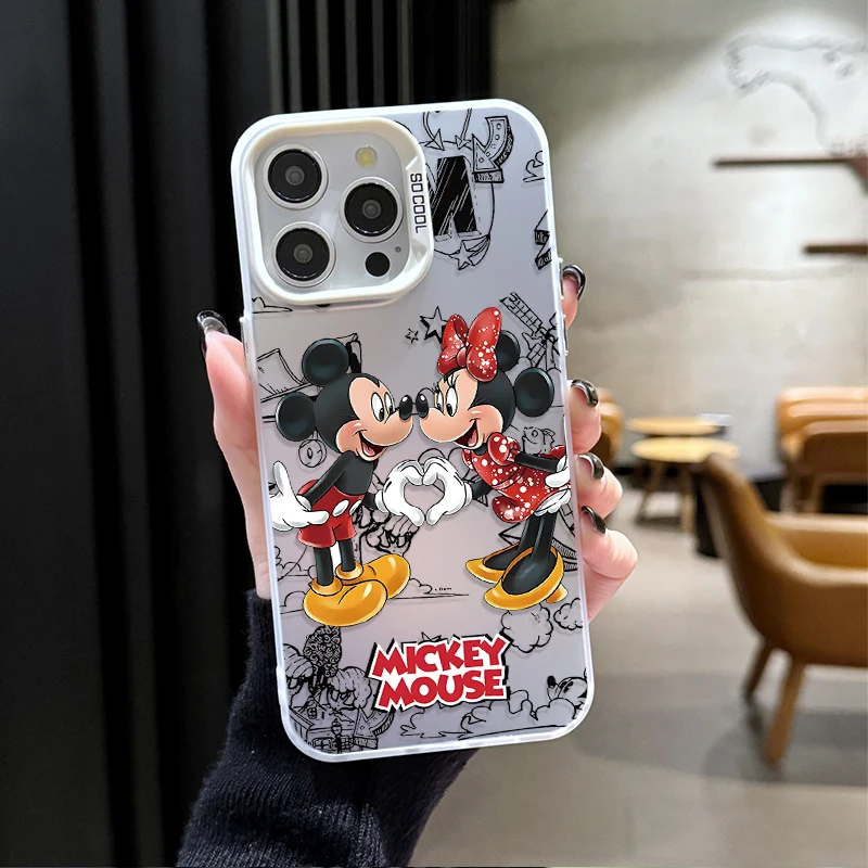 ديزني ميكي ماوس جراب هاتف لسامسونج غالاكسي S25 حافة S24 S23 S22 S21 S20 الترا زائد FE A56 A36 A26 ماتي غطاء الطباعة #3