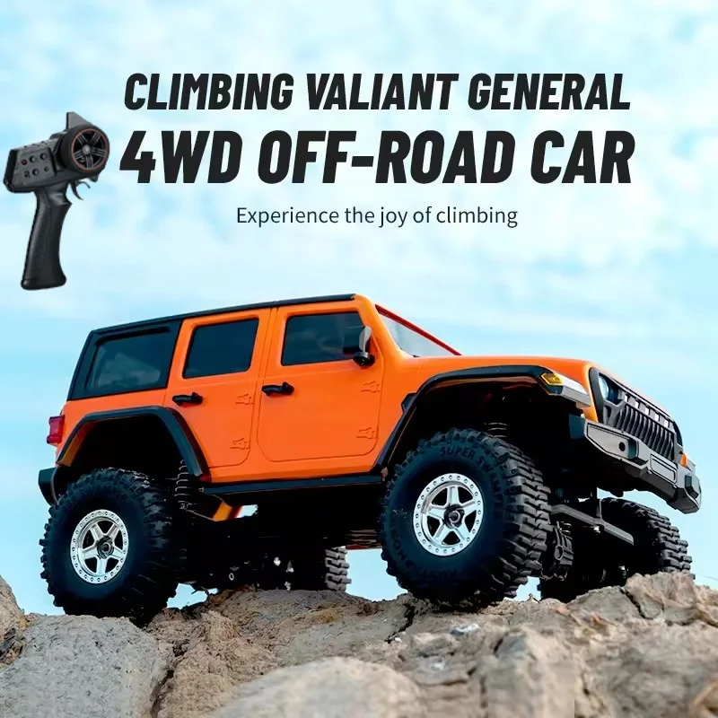 1/18 Rock Crawler Auto 4WD Fernbedienung Auto Simulation Klettern Off Road Auto RTR Crawler Motor ESC LED Lichter RC Autos Spielzeug
