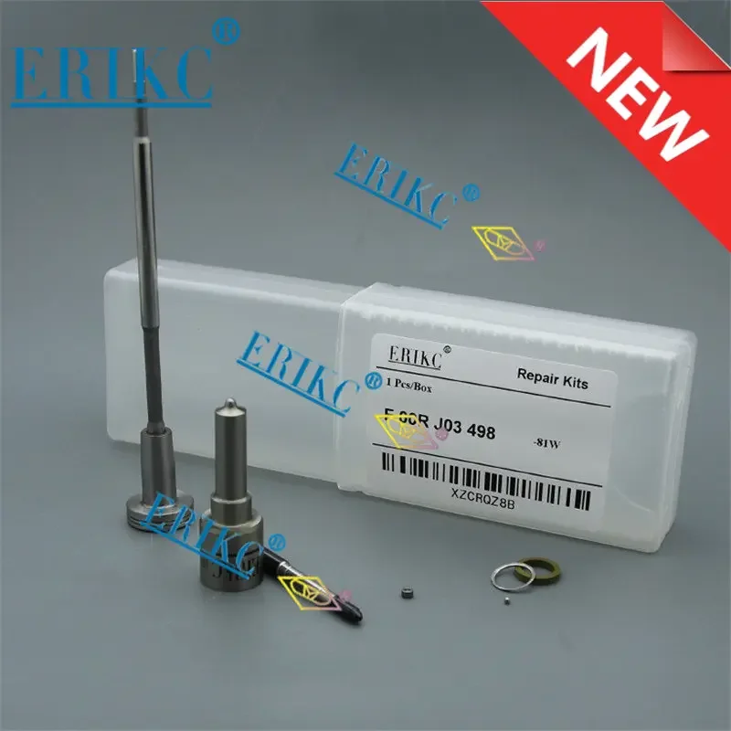 ERIKC Injector Repair Kit F00RJ03498 Nozzle DLLA150P2143 0433172143 Valve F00RJ01692 for 0445120191 0445120260