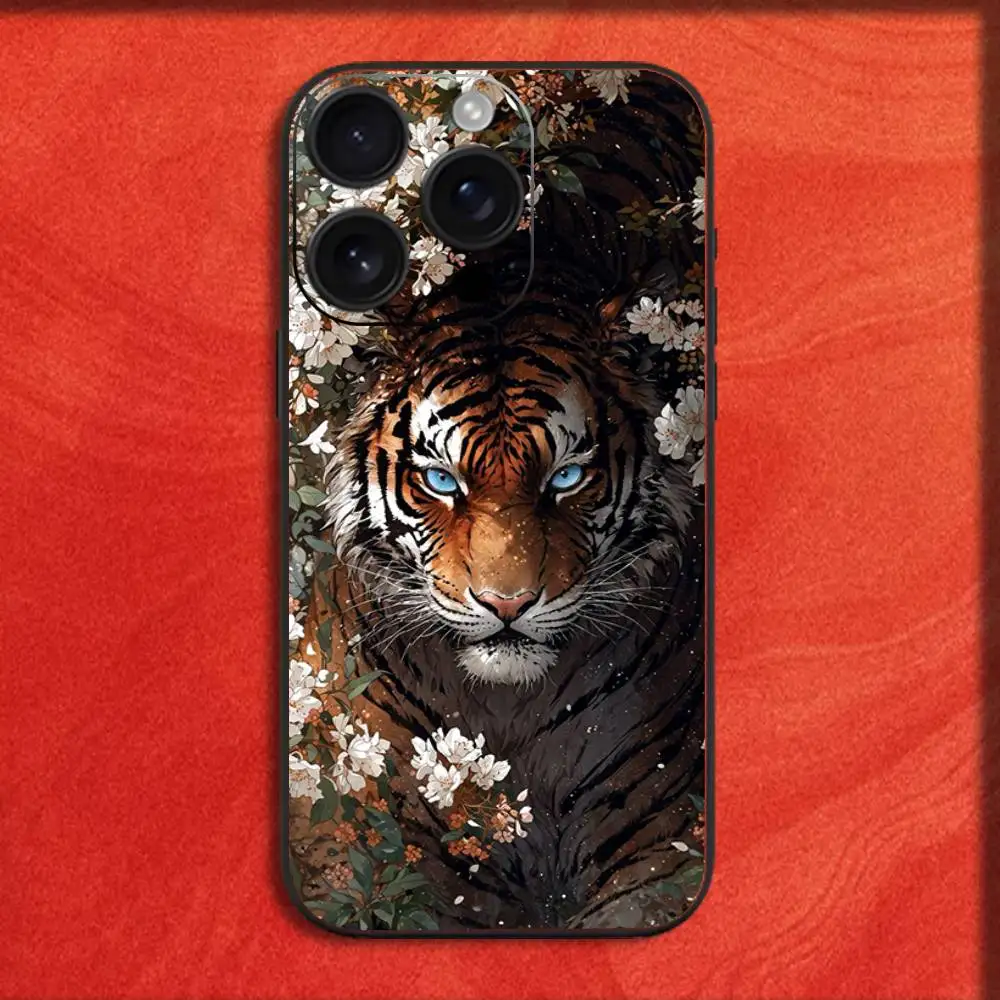 حافظة لهاتف آيفون 17,16,15,14,13,12,11,Pro,Max,Plus,E,SE4,Air,Mini Black Fashion Cover #5