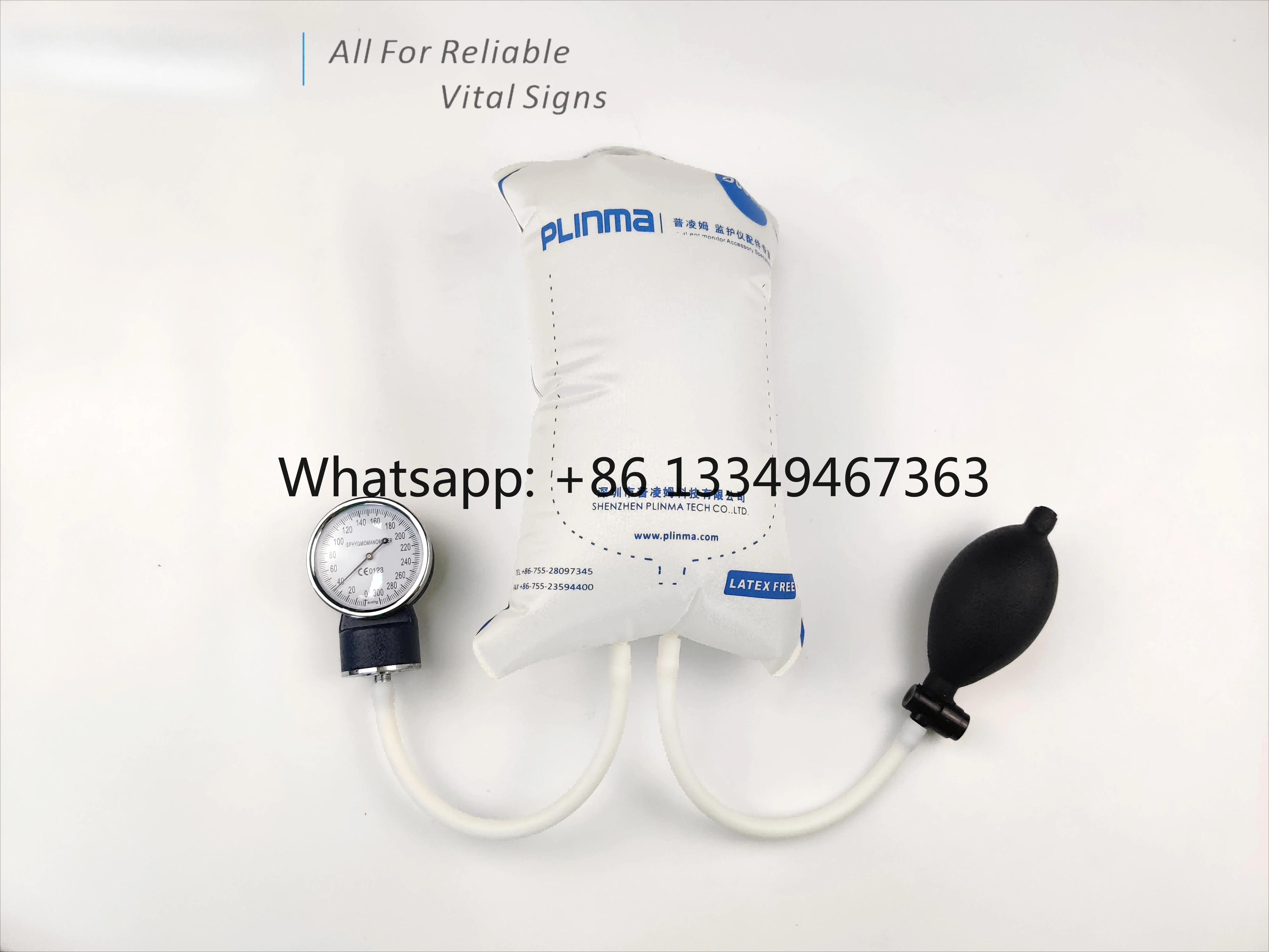 

Best price Hot selling medical accessories disposable blood pressure infuser bags 500ml Blutdruck-Infusionsbeutel NIBP cuff/air
