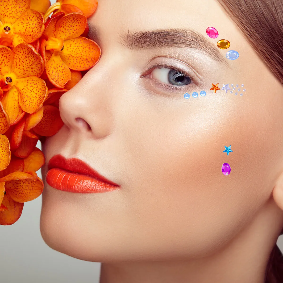 Crystal Rhinestone Stickers Self Adhesive Acrylic Decals For Diy Craft Decor Multi Shape Colorful Gems Sticker Scrapbook