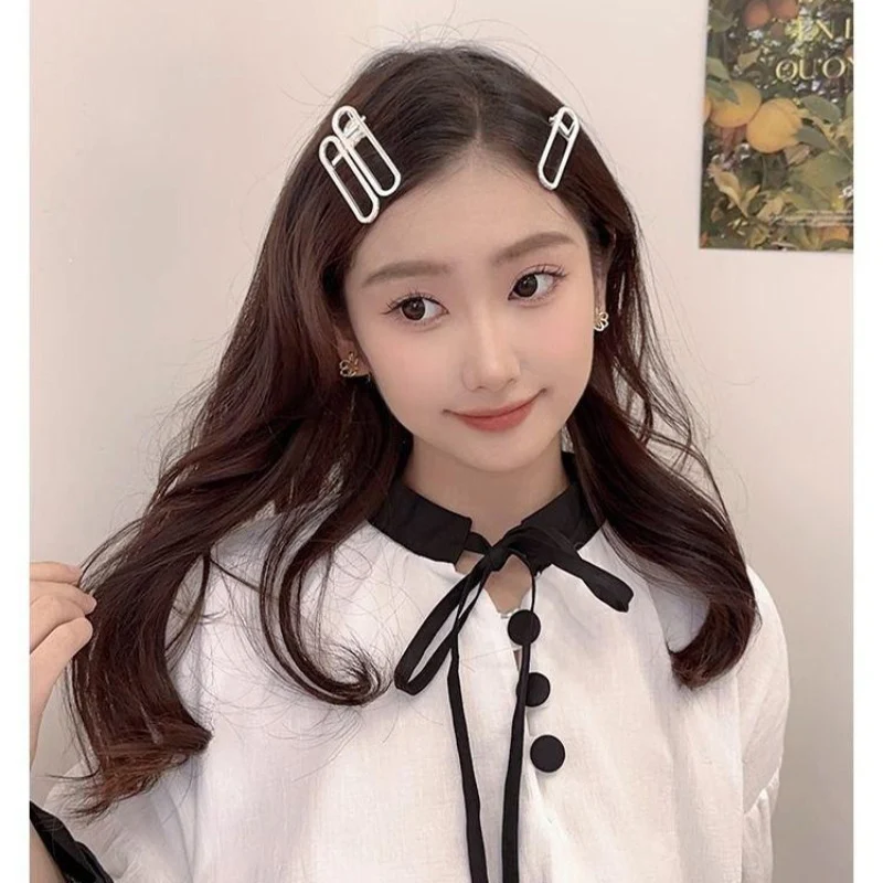 3Pcs Silver Duckbill Metal Clip Ladies Hair Clips for Side Bangs Women Barrettes Hair Accessories Durable Fashion Barrettes