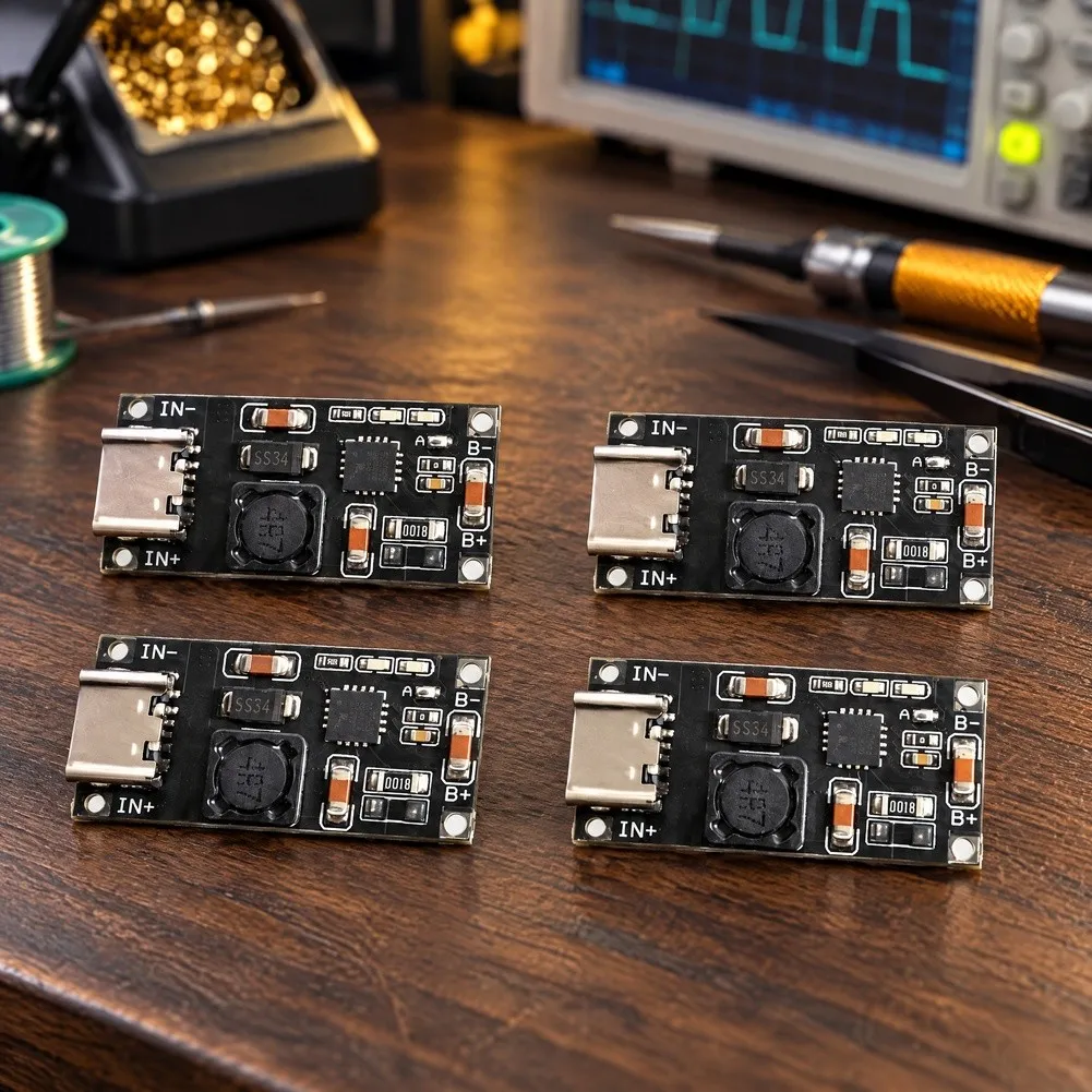 4pcs TP5000 for Lithium For battery Charger Module 2A for Max with Overheat Protection for Rechargeable For battery Management