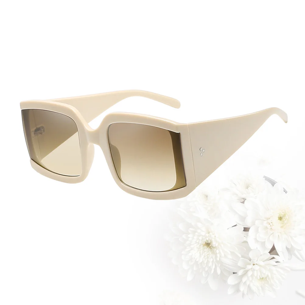 

Retro Large Frame Sunglasses Fashionable Polarized Sun Glasses Stylish Lightweight Durable Summer Outdoor Creative Beach Shades
