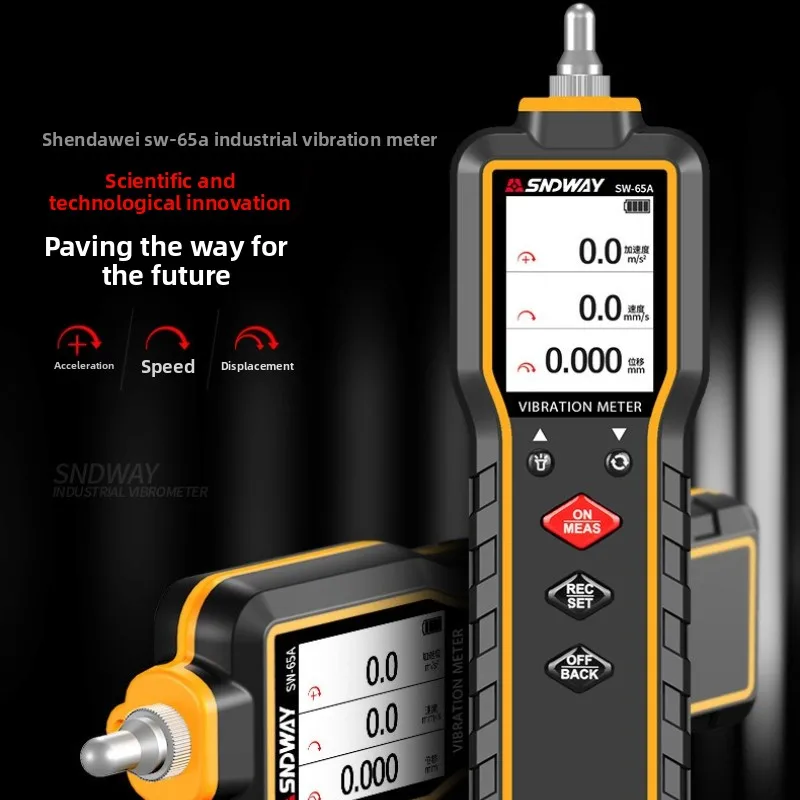 Effective SW65A Digital Vibration Meter Motor Fault Vibration Detector Handheld Vibration Testing Pen