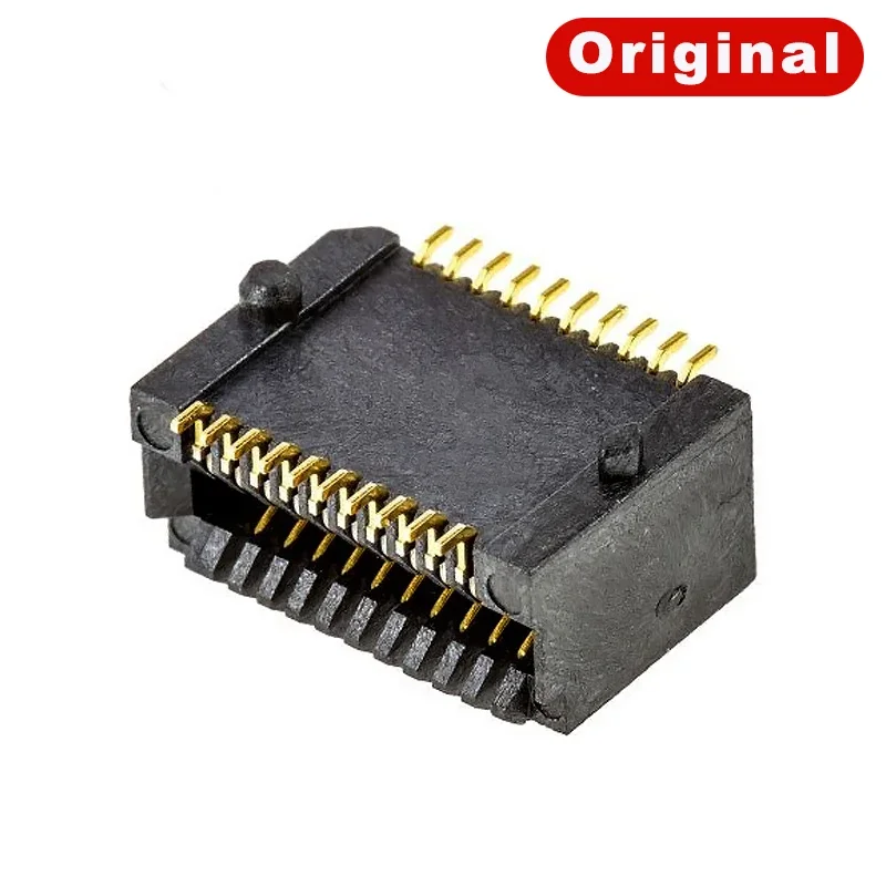 1-50pcs 1367073-1 High Speed 20 Position SFP Receptacle Solder PCB Right Angle Surface Mount 0.8 mm Pitch Slot Cross